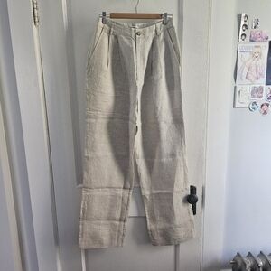 NWOT Reformation Mason Linen Pants